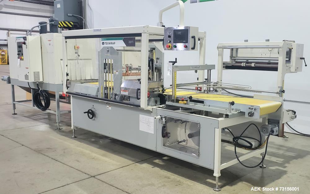 Used Texwrap Model ST-2011SSR Horizontal Side Seal Shrink Wrapper.
